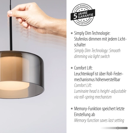 Lampa wisząca RIKA 2112-18 - Paul Neuhaus