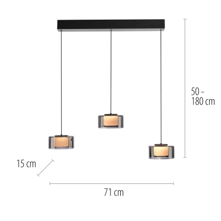 Lampa wisząca RIKA 2113-18 - Paul Neuhaus