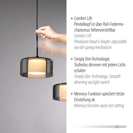 Lampa wisząca RIKA 2115-18 - Paul Neuhaus