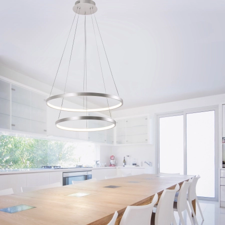 Lampa wisząca CIRCLE srebrna 11525-21 - Zuma Line