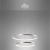 Lampa wisząca CIRCLE srebrna 11525-21 - Zuma Line