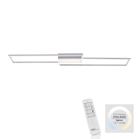 Lampa sufitowa na pilota prostokąty ASMIN 14711-55 - Paul Neuhaus