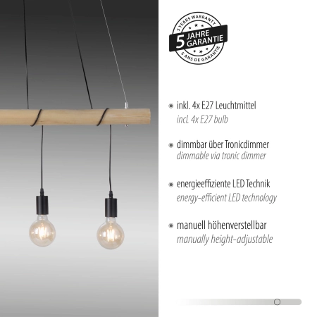 Lampa wisząca TERO 15505-18 - Paul Neuhaus