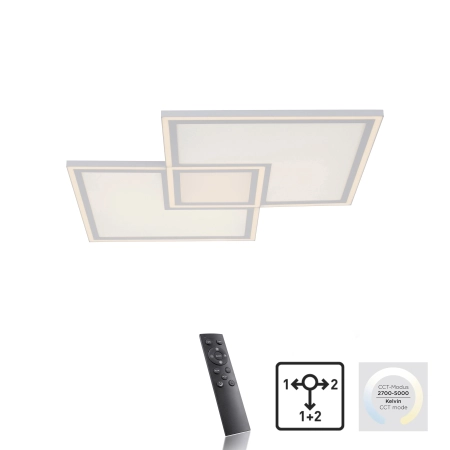 Lampa sufitowa do salonu na pilota EDGING 14855-16 - Paul Neuhaus