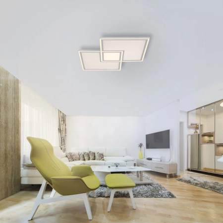 Lampa sufitowa do salonu na pilota EDGING 14855-16 - Paul Neuhaus