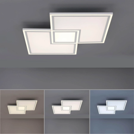 Lampa sufitowa do salonu na pilota EDGING 14855-16 - Paul Neuhaus