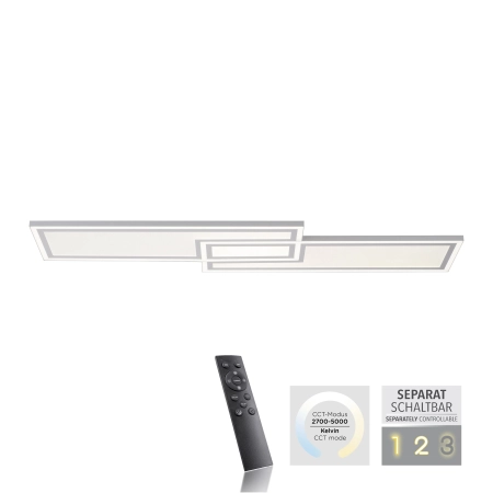 Lampa sufitowa do salonu na pilota EDGING 14875-16 - Paul Neuhaus