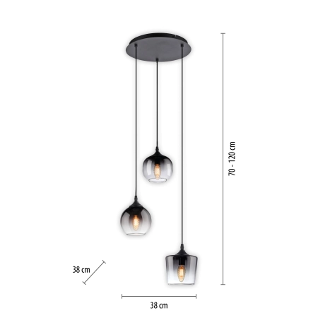 Lampa wisząca ZEA 15424-18 - Paul Neuhaus