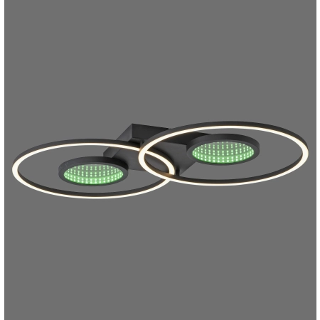 Lampa sufitowa na pilota RGBW TUNEL 15160-18 - Paul Neuhaus