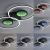 Lampa sufitowa na pilota RGBW TUNEL 15160-18 - Paul Neuhaus