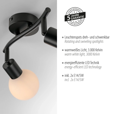 Lampa sufitowa LOKI 12151-18 - Paul Neuhaus