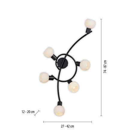 Lampa sufitowa LOKI 12155-18 - Paul Neuhaus