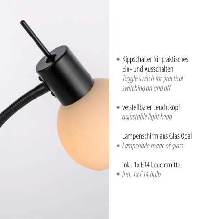 Lampa stołowa LOKI 12156-18 - Paul Neuhaus