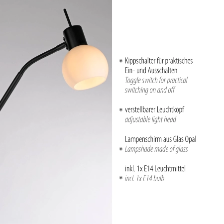 Lampa podłogowa LOKI 12157-18 - Paul Neuhaus