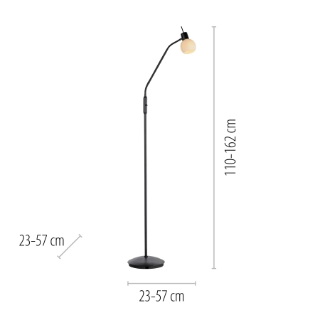 Lampa podłogowa LOKI 12157-18 - Paul Neuhaus
