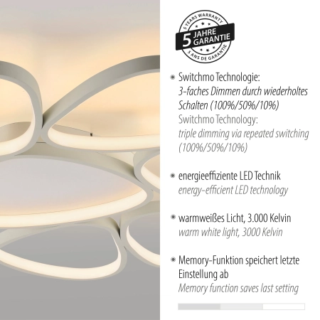 Lampa sufitowa PEBBLES 14046-16 - Paul Neuhaus