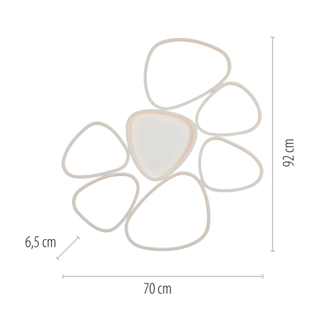 Lampa sufitowa PEBBLES 14046-16 - Paul Neuhaus