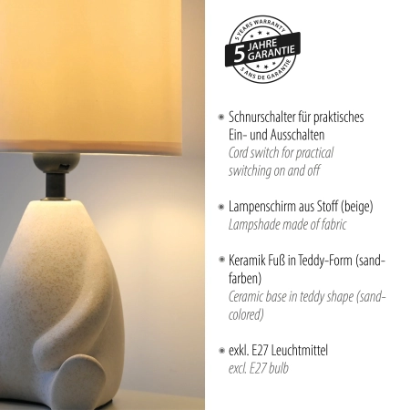 Lampa stołowa TED 14190-39 - Paul Neuhaus