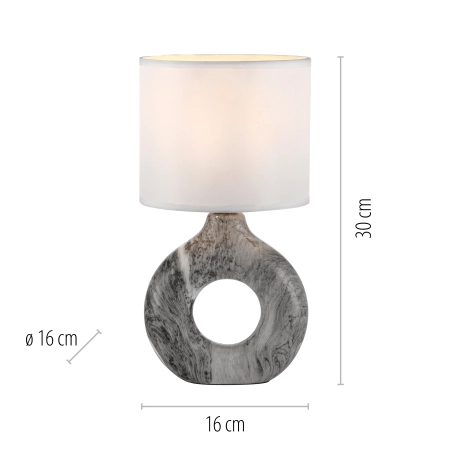 Lampa stołowa CARARA 14193-15 - Paul Neuhaus