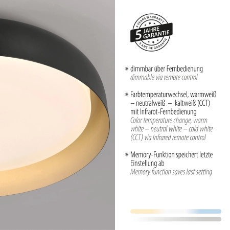 Lampa sufitowa OSKO 14216-18 - Paul Neuhaus
