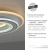 Lampa sufitowa na pilota TOLAGO 14282-16 - Paul Neuhaus