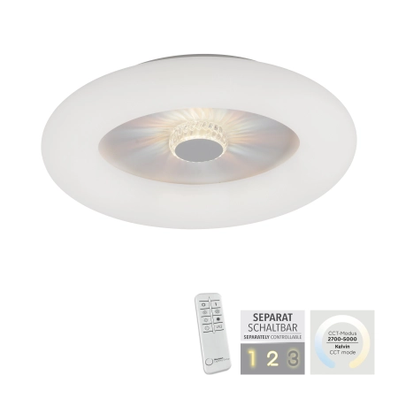 Lampa sufitowa na pilota VERTIGO 14383-16 - Paul Neuhaus