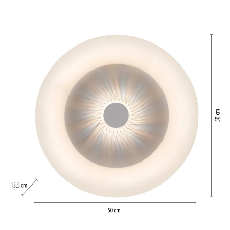 Lampa sufitowa na pilota VERTIGO 14383-16 - Paul Neuhaus