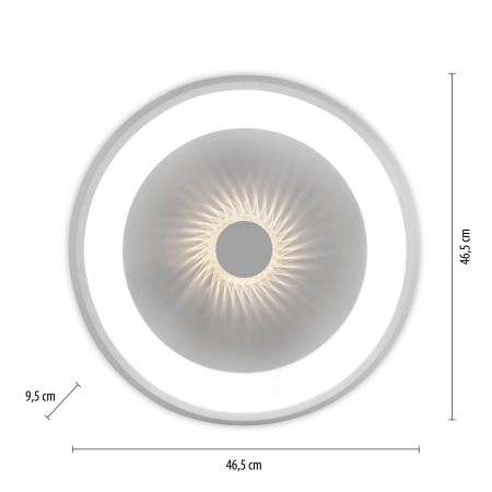 Lampa sufitowa na pilota  VERTIGO 14384-16 - Paul Neuhaus