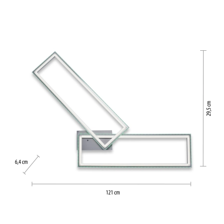 Lampa sufitowa LED na pilota do salonu FELIX60 14635-55 - Paul Neuhaus