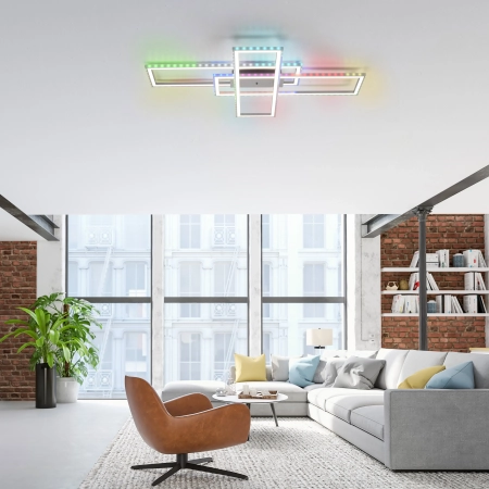 Lampa sufitowa LED na pilota do salonu FELIX60 14637-55 - Paul Neuhaus