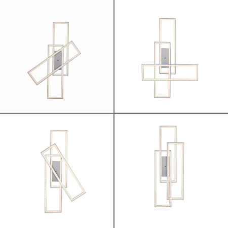 Lampa sufitowa LED na pilota do salonu FELIX60 14637-55 - Paul Neuhaus