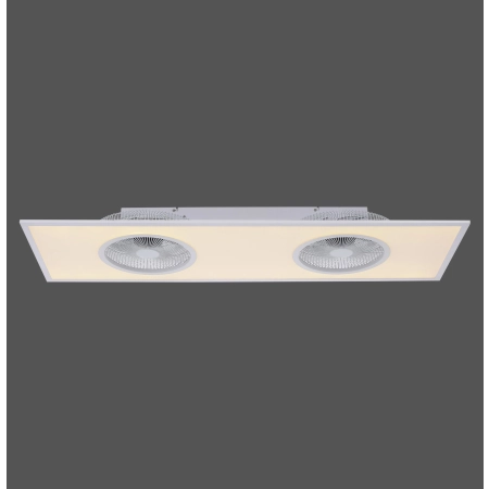 Lampa sufitowa z dwoma wentylatorami na pilota FLAT-AIR 14643-16 - Paul Neuhaus