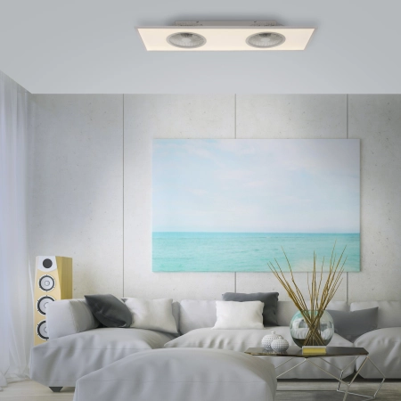 Lampa sufitowa z dwoma wentylatorami na pilota FLAT-AIR 14643-16 - Paul Neuhaus