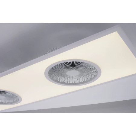Lampa sufitowa z dwoma wentylatorami na pilota FLAT-AIR 14643-16 - Paul Neuhaus