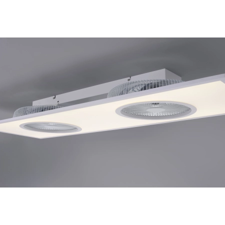 Lampa sufitowa z dwoma wentylatorami na pilota FLAT-AIR 14643-16 - Paul Neuhaus