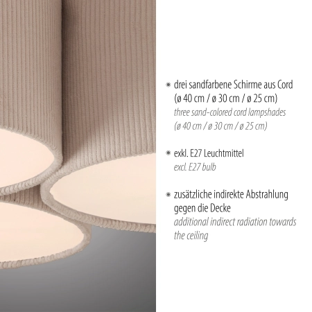 Lampa sufitowa GREEN DURO 14890-39 - Paul Neuhaus
