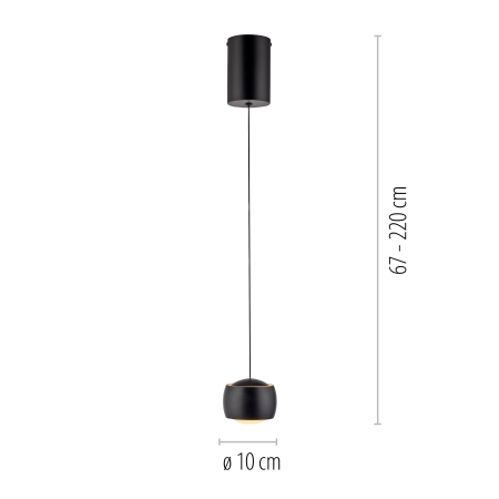 Lampa wisząca BALLINI z systemem comfort lift 15260-18 - Paul Neuhaus