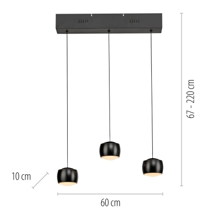 Lampa wisząca BALLINI z systemem comfort lift 15261-18 - Paul Neuhaus