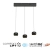 Lampa wisząca BALLINI z systemem comfort lift 15261-18 - Paul Neuhaus