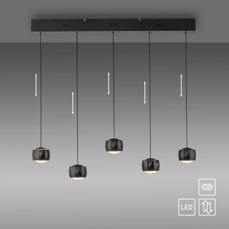 Lampa wisząca BALLINI z systemem comfort lift 15262-18 - Paul Neuhaus