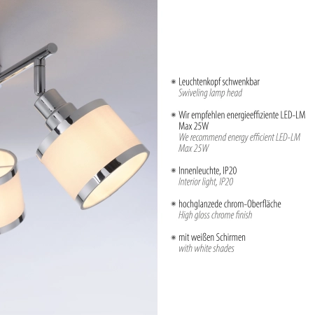Lampa sufitowa ACCOR 15373-17 - Paul Neuhaus