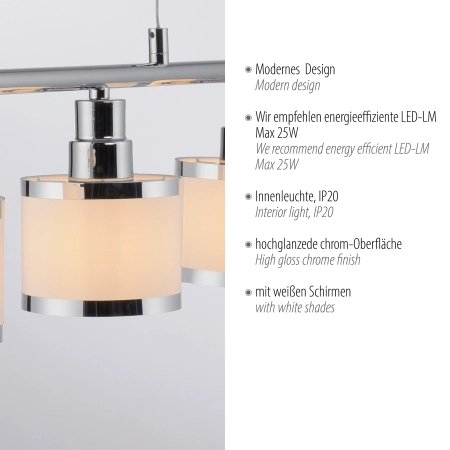 Lampa wisząca ACCOR 15375-17 - Paul Neuhaus