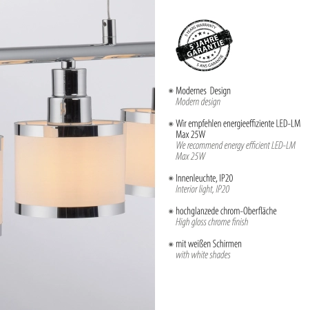 Lampa wisząca ACCOR 15375-17 - Paul Neuhaus