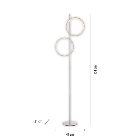 Lampa podłogowa MINI RITUS 15396-21 - Paul Neuhaus