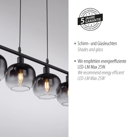 Lampa wisząca ZEA 15421-18 - Paul Neuhaus