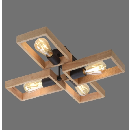 Lampa sufitowa drewniana  FRANKY 15656-18 - Paul Neuhaus
