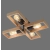 Lampa sufitowa drewniana  FRANKY 15656-18 - Paul Neuhaus