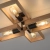 Lampa sufitowa drewniana  FRANKY 15656-18 - Paul Neuhaus