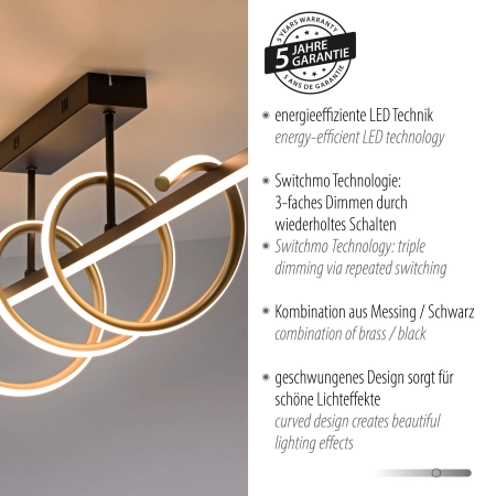 Lampa sufitowa EMANDA 19112-68 - Paul Neuhaus