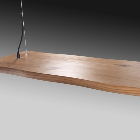Lampa wisząca nad stół drewniana na pilota PALMA 2625-79 - Paul Neuhaus